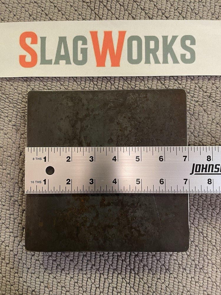 1/8x7x7 inch steel plate 7”x7” A36 Hot Roll Flat .125″ Thick