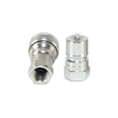 3/4″ ISO 7241-B Quick Disconnect Hydraulic Couplers Set – 3/4″ NPT Thread