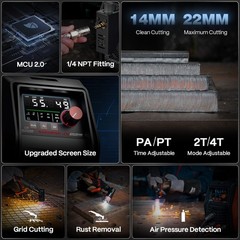 ARCCAPTAIN iControl CUT55 Prolux Plasma Cutter Non-Touch Pilot Arc 120V/240V New