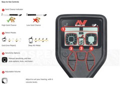 MINELAB GOLD MONSTER 1000 METAL DETECTOR 5 Inch Coil, Headphones 3 YEAR WARRANTY