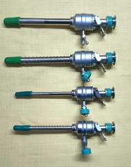 4pc Laparoscopic Trocar Cannula 5mm/10mmx100mm Endoscopy Surgical Instruments