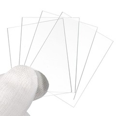40x50mm Glass Streak Plate, 6pcs Lab Glass Slides Microscope Glass Slides