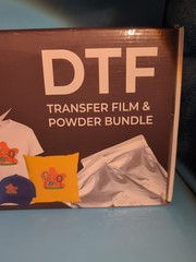 Dtf Transfer Film & Powder Bundle 30xa4 Dtf Sheets 500G Stf Powder 1 Bag