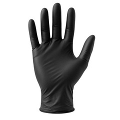 Bingold Disposable Gloves Nitrile 35BLACK, Black S Cardboard Cleaning Gloves