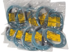 SEALED Turck RJ45 FKFDD 440-1.5M Female Ethernet Receptacle U-61793 Lot of 10