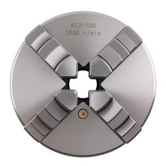 4 Jaw Lathe Chuck 100mm K12-100 Self Centering for Rotary Table Milling
