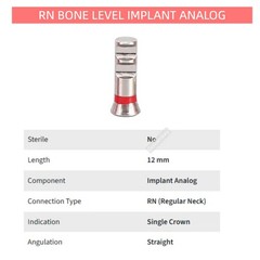 10Pc RC/NC/RN Dental Analog Replica Bone Tissue Level Fit Straumann ITI US STOCK