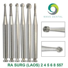 Wave Dental Carbide Bur Surgical Bur Round Latch RA 1 2 3 4 5 6 8 For Slow Speed