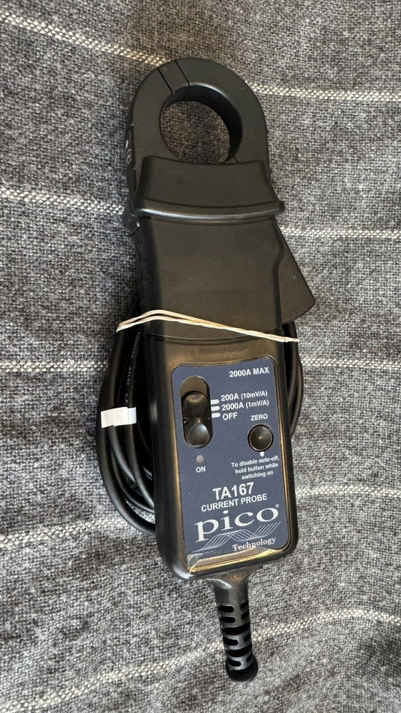 Pico Technology TA167 – 200A/2000A AC/DC Current Probe, 20kHz, BNC Connector