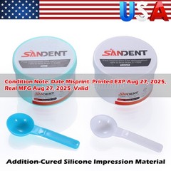 Dental Putty Fast Set PVS VPS Impression Material Silicon Base+Catalystst SA