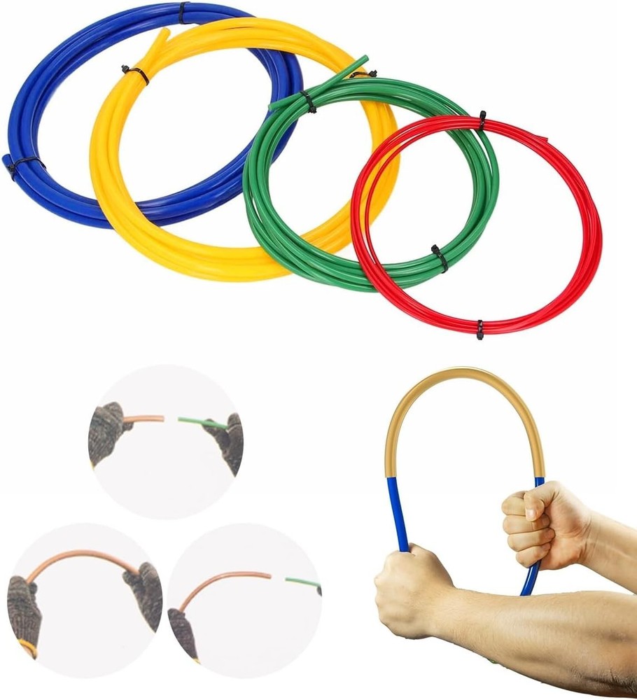 4PCS Copper Tube Bender Kit, 4M(13Ft) X 1/4″ 3/8″ 1/2″ 5/8″ HVAC Pipe Bending Sp