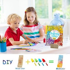 Monciysn 2 Pack 4 Tier Wood Brochure Display Stand, Flyer color