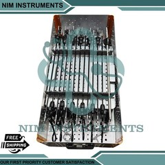 German Grade 28 Pcs Laparoscopic Surgery Set Laparoscopy Endoscopy Instruments