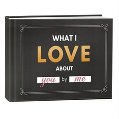 What I Love Fill in the Blank Book – Hardcover Journal 5″ x 6.5″, Black