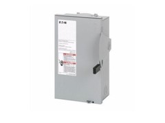 Eaton DG221NRB 30 Amp 240V 3W 2P Fusible NEMA 3R Rainproof Disconnect # D287