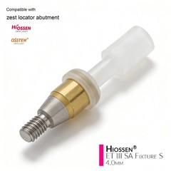 Locator Overdenture Abutment Mini/Regular 3.5/4.0/4.5mm Int Hex Fits Hiossen ET