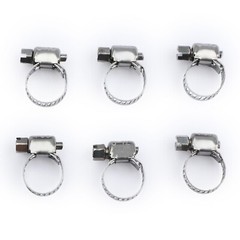 U.S. Solid 3pcs Brass Hose Barb Reducer Fitting Kits With 6 Clamps 1/4″ To 1/8″