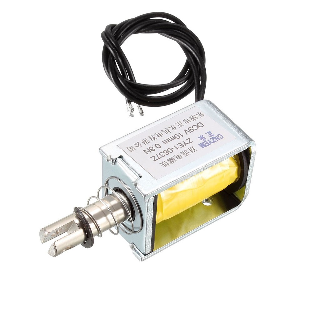DC Push Pull Type Solenoid Electromagnet DC9V 0.8N 10mm Linear Motion