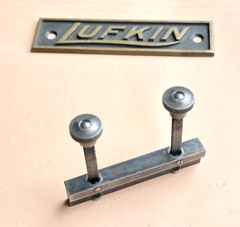 Vintage The Lufkin Rule Co. No. 8 Steel Rule Attachment Clamp. Made in the USA!