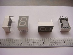 LOT 25 RED 0.52″ 7-segment LED Displays — LITEON LTS-546AS — New and Unused