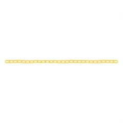 200ft Plastic Barrier Chain Yellow Chain Safety Chain Barrier Fits Crowd Control