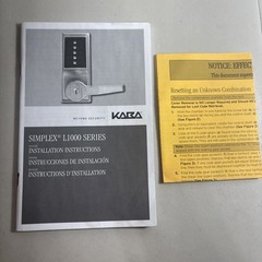 Kaba LR1021C-26D-41 Cylindrical Push Button Lock Satin Chrome