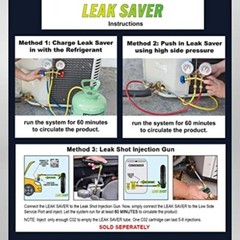 Leak Saver Direct Inject UV Leak Sealer Up to 5T Seal Fast and Easy