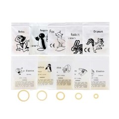 1 Bag 100PCS Dental Orthodontic Elastic Rubber Bands Brace 5.0OZ Fox 1/4″