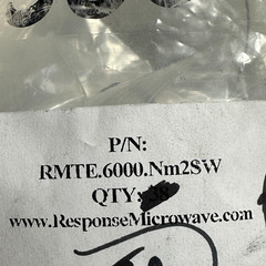 Type N Termination 50Ω DC to 8 GHz with 4″ Chain Response Microwave