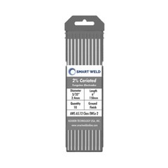 2% Ceriated TIG Welding Tungsten Electrodes Grey .040 1/16″ 3/32″ 1/8″ Length 6″