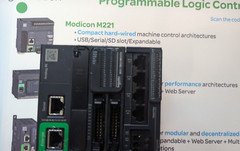 Schneider TM221ME32TK Modicon M221 Controller, 32 I/O, PNP, Ethernet ( New)