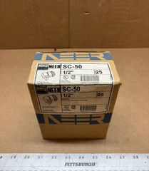EGS Neer SC-50 1/2″ Flexible Metal Conduit Squeeze Connector FMC Die-Cast Box 25