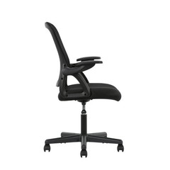 Ergonomic Mesh Office Chair Flip Up Arms Adjustable Black 275 lb