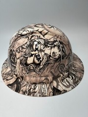 New Full Brim Hard Hat Custom Hydro Dipped BALLERS ONLY