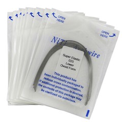 100Pcs Dental Orthodontic Niti Arch Wire Round Super Elastic 012-020 Upper Lower