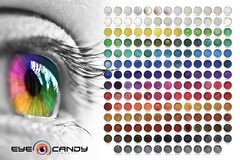 Eye Candy Mica Powder – Black Brown Grey Pigment 5 grams, Blk Brn Set