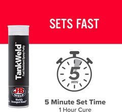 J-B Weld 8217 TankWeld Gas Tank Repair – 1 oz.,Dark Grey