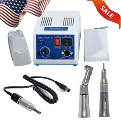 Lab MARATHON III 35,000 RPM Electric Micromotor /Contrangle /Straight Handpiece