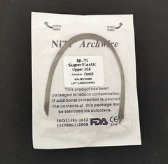 10Pcs Dental Orthodontic Super Elastic Wire Niti Round Arch Wires Ovoid/Natural