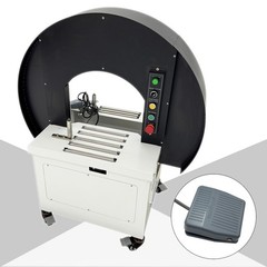 Semi-Automatic PE Wrapping Film Packaging Machine (110V, 350W, 66LB Load)
