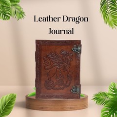 VintageLeather Notebook5x7–Handmade DiaryJournal,Sketchbook,200Pages |B1 G1 Free