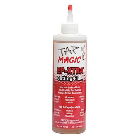 Tap Magic 10016E Cutting Oil, Squeeze Bottle, 16 Oz, Ep-Xtra, Yellow