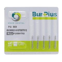 Wave Dental Carbide Burs High Speed Friction Grip FG 556 557 557L 558 Midwest