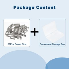 50Pcs M5 x 30mm Dowel Pin 304 Stainless Steel Cylindrical Dowel Pins Shelves …