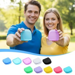 120Pcs Retainer Case with Vent Holes, Mouth Guard Container Case, Dental Stor…
