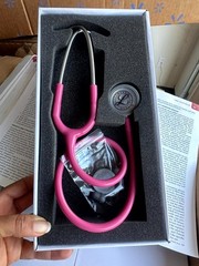 Pink Cardiology Dual Head Stethoscope – Nurse Doctor