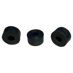 Multi Purpose Neoprene Rubber Spacer 1″ OD X 3/8″ ID X 1″ Length, Anti Vibration