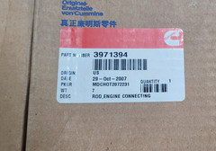 6 Genuine Cummins ISL ISC 8.3 6CT Engine Connecting Rod 3971394 Made in the USA