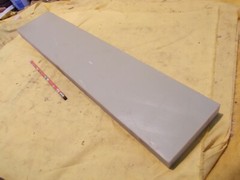 GREEN G10 PHENOLIC BAR machinable sheet micarta stock 1″ x 4 1/2″ x 22 1/2″ OAL