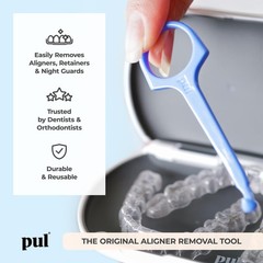 PUL Pack of 2 Aligner Removal Tool – Invisalign Remover & 2 Pack, Blue